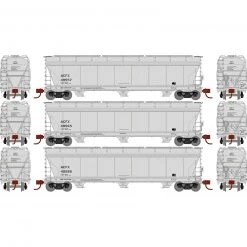 Athearn N ACF 4600 3-Bay CF Hopper, ACFX #1 (3)
