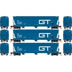 Athearn N ACF 4600 3-Bay CF Hopper, GTW #1 (3)