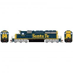 Athearn HO SD40 Locomotive, Santa Fe #5002