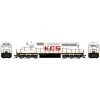 Athearn HO SD40 Locomotive with DCC & Sound, Kansas City Southern #631