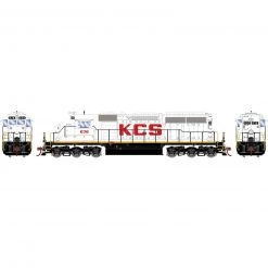 Athearn HO SD40 Locomotive with DCC & Sound, Kansas City Southern #636