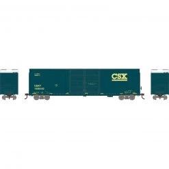 Athearn HO RTR FMC 60' DD/SS Hi-Cube Box, CSX #166640