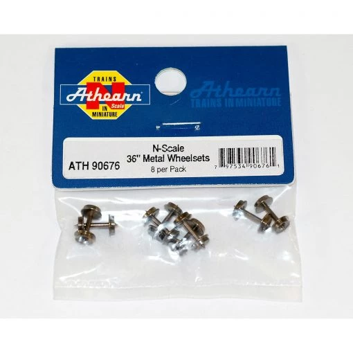 Athearn N 36" Metal Wheel Set (8) -Athearn Sales Shop ATH90676 A0 BY2PMG71