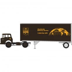 Athearn HO RTR Ford C/28' Trailer, UPS