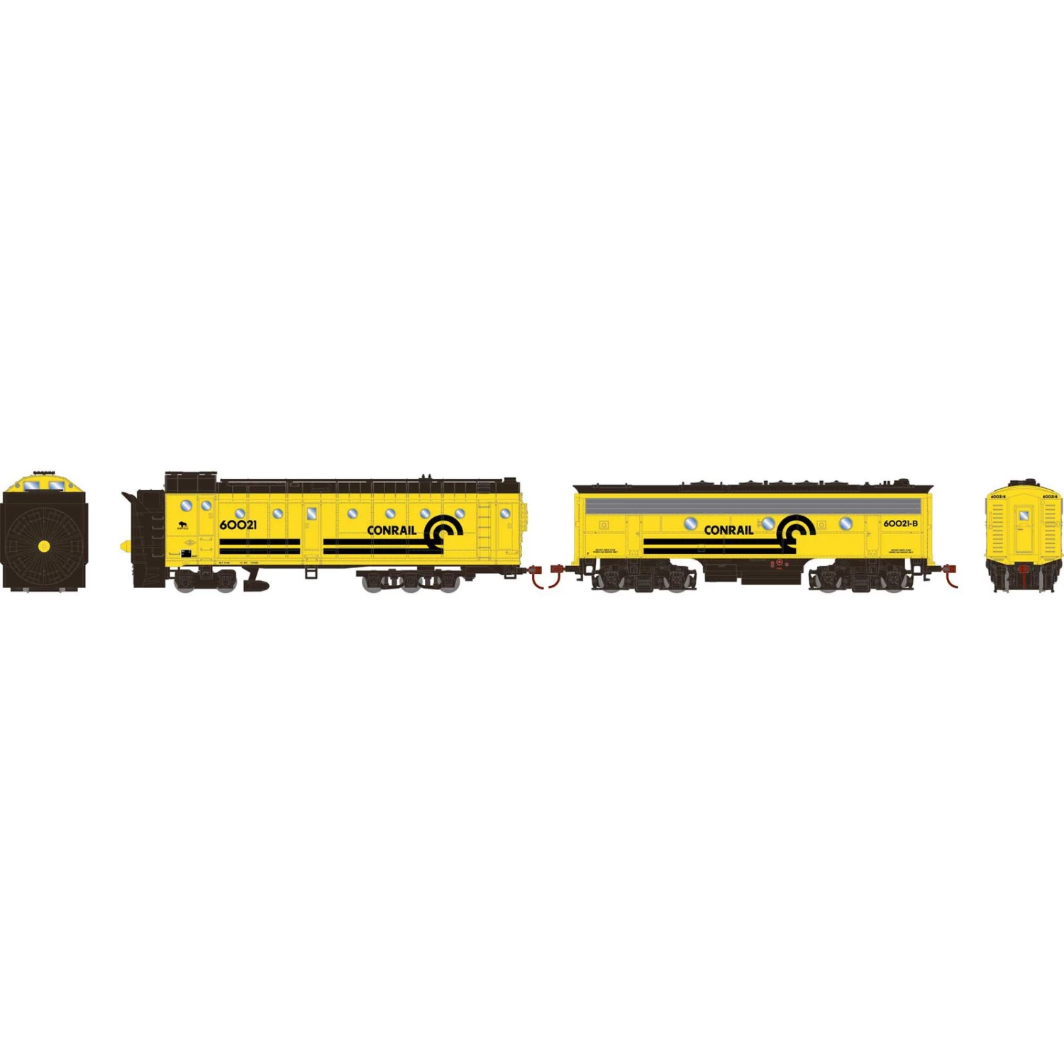 Athearn HO Rotary Snowplow & F7B Locomotive, CR #60021/#60021-B 3 Athearn HO Rotary Snowplow & F7B Locomotive, CR #60021/#60021-B