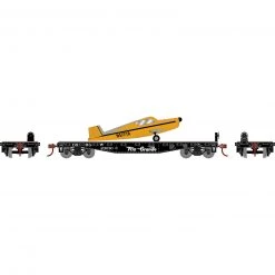 Athearn HO 40' Flat Car with Plane, D&RGW # 23030