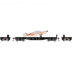 Athearn HO 40' Flat Car with Plane, B&O # 7007