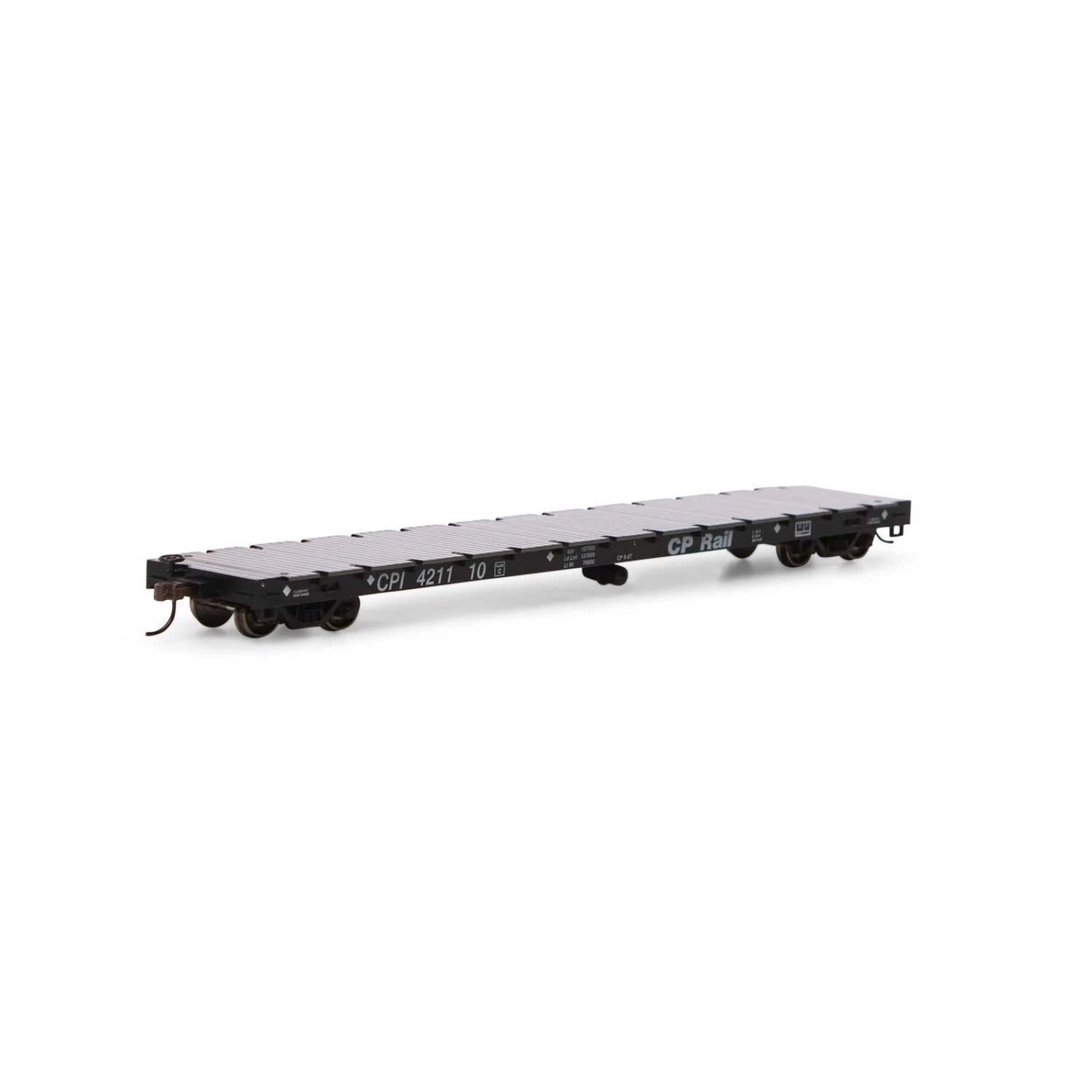 Athearn HO RTR 60' Flat Car, CPR #421110 3 Athearn HO RTR 60' Flat Car, CPR #421110