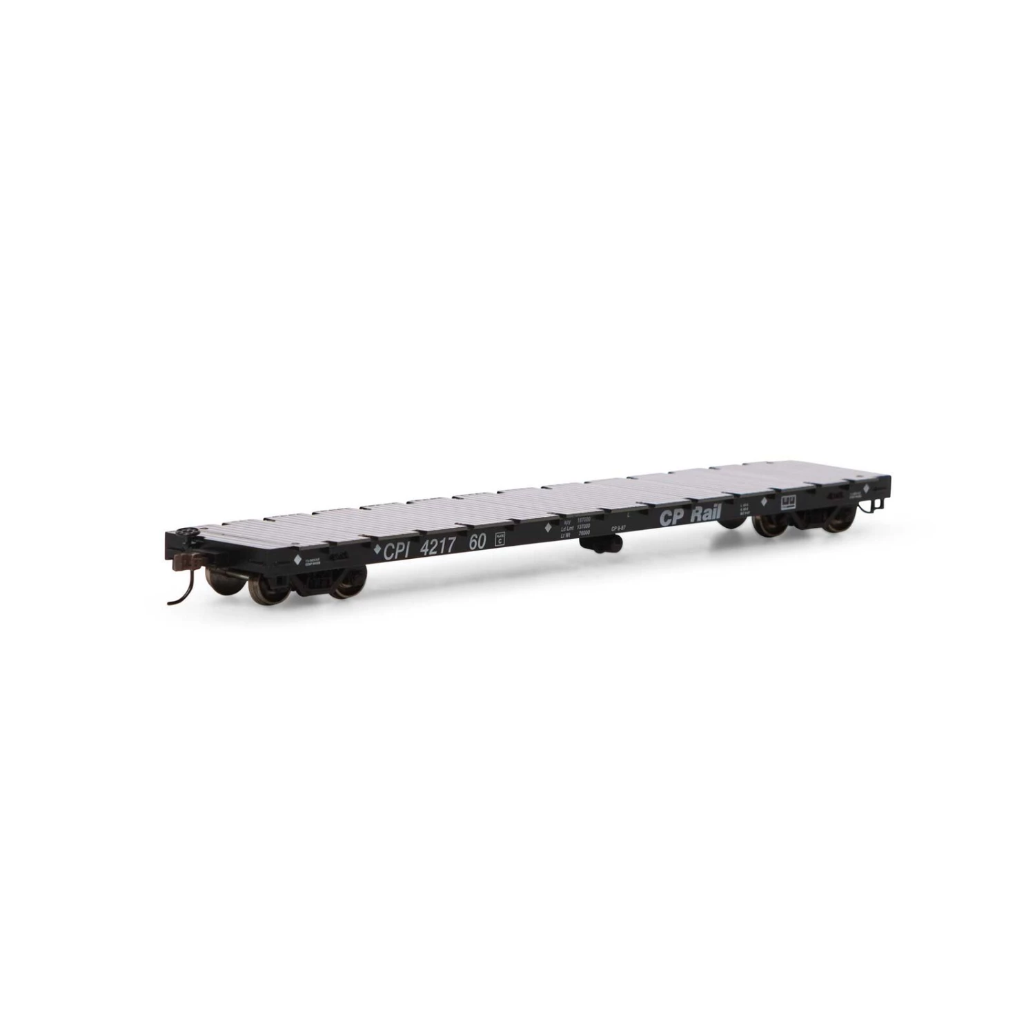 Athearn HO RTR 60' Flat Car, CPR #421760 4 Athearn HO RTR 60' Flat Car, CPR #421760 - Image 2