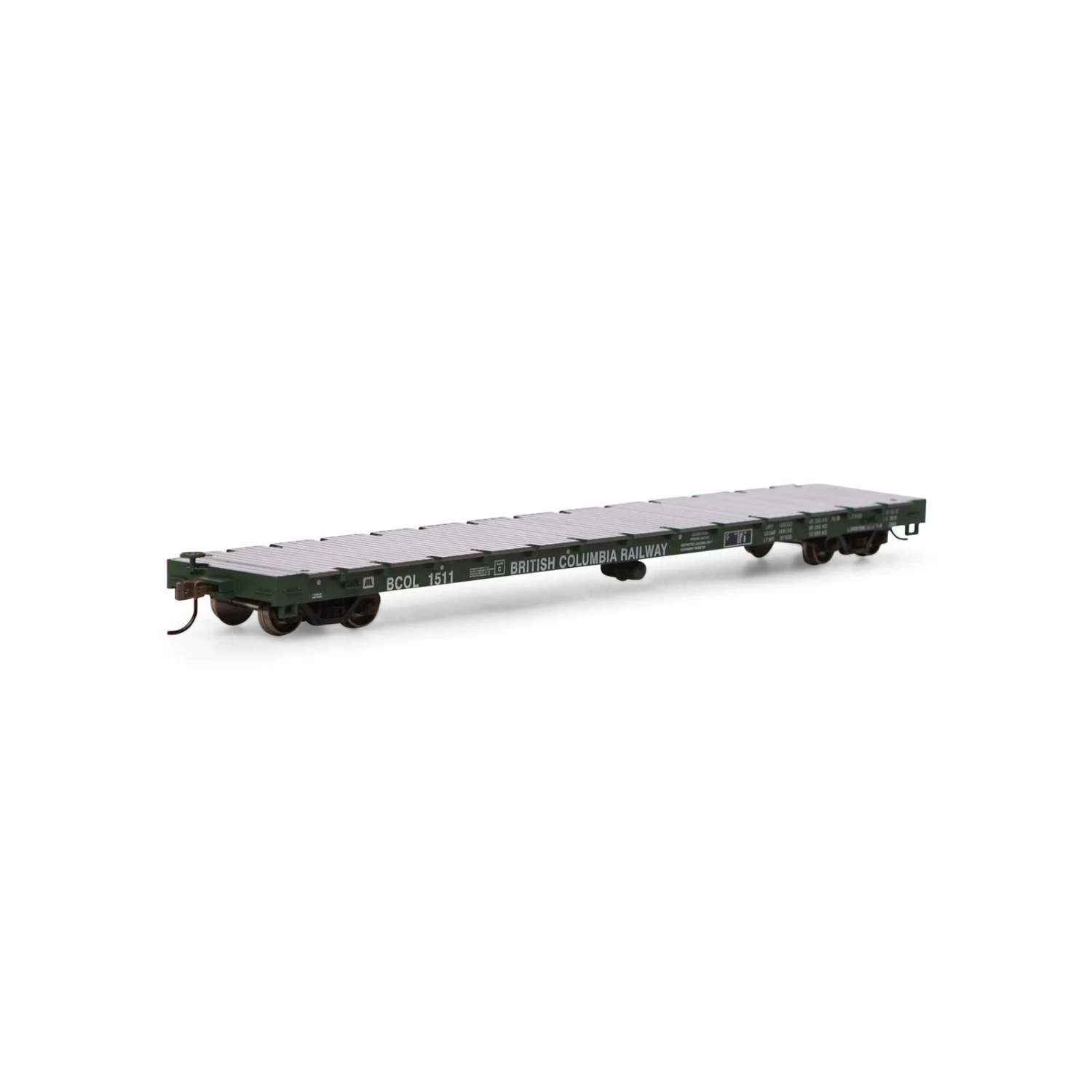 Athearn HO RTR 60' Flat Car, BCOL #1511 4 Athearn HO RTR 60' Flat Car, BCOL #1511 - Image 2