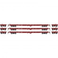 Athearn HO 60' Flat, C&EI (3)