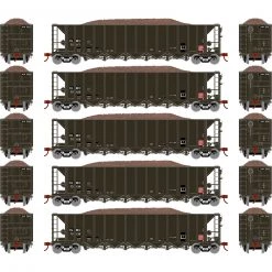 Athearn HO RTR 5-Bay Rapid Discharge Hopper HLMX #2 (5)