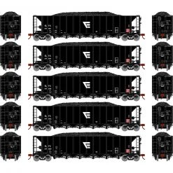 Athearn HO RTR 5-Bay Rapid Discharge Hopper, ELFX #1 (5)