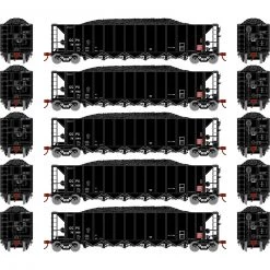 Athearn HO RTR 5-Bay Rapid Discharge Hopper, GGPX #1 (5)