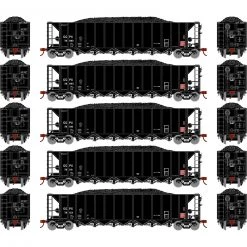 Athearn HO RTR 5-Bay Rapid Discharge Hopper, GGPX #2 (5)