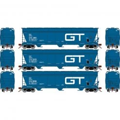 Athearn HO ACF 4600 3-Bay CF Hopper, GTW #1 (3)