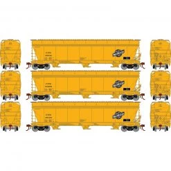 Athearn HO ACF 4600 3-Bay CF Hopper, C&NW #1 (3)