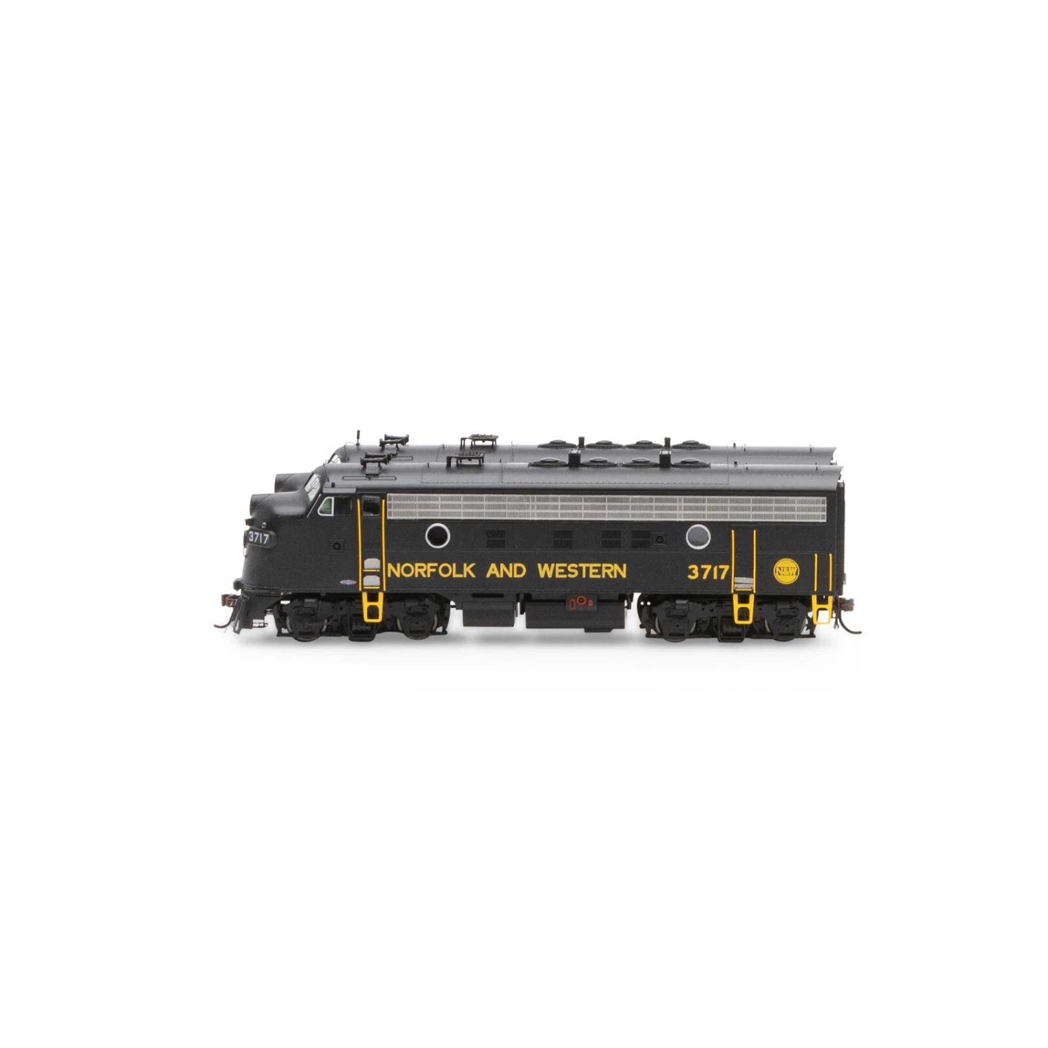 Athearn HO F7 A/A with DCC & Sound, N&W/Freight #3697/#3717 4 Athearn HO F7 A/A with DCC & Sound, N&W/Freight #3697/#3717 - Image 2