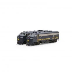 Athearn HO F7 A/A with DCC & Sound, N&W/Freight #3657/#3659