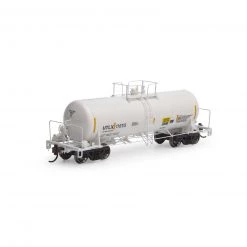 Athearn HO 13,600-Gal Acid Tank,UTLX/White/Reflector#11655