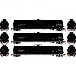 Athearn HO 33,900-Gallon LPG Tank/Flat, UTLX #2 (3)