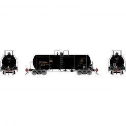 Athearn HO 13,600-Gallon Acid Tank, UTLX, Black #13861