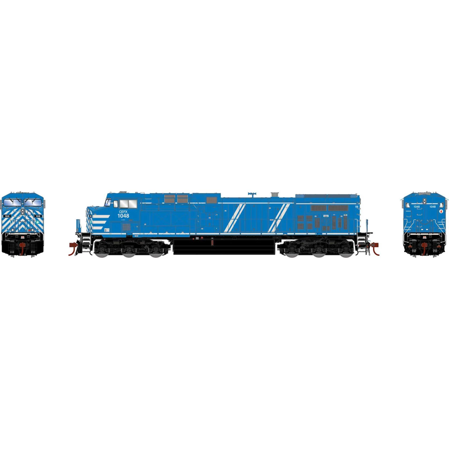 Athearn HO G2 AC4400CW w/DCC & Sound, CEFX #1048 4 Athearn HO G2 AC4400CW w/DCC & Sound, CEFX #1048 - Image 2