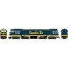 Athearn HO U50 Locomotive, SF #1651