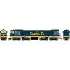 Athearn HO U50 Locomotive with DCC & Sound, SF #1657