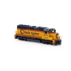 Athearn HO GP40-2 with DCC & Sound, Chessie/B&O #4294 -Athearn Sales Shop ATHG65176 A6 AU876Q1N