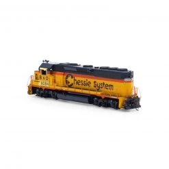 Athearn HO GP40-2 with DCC & Sound, Chessie/B&O/CSX #6084 -Athearn Sales Shop ATHG65178 A2 L3AXWC4W