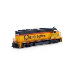 Athearn HO GP40-2 with DCC & Sound, Chessie/B&O/CSX #6084 -Athearn Sales Shop ATHG65178 A4 L3AXWC4W