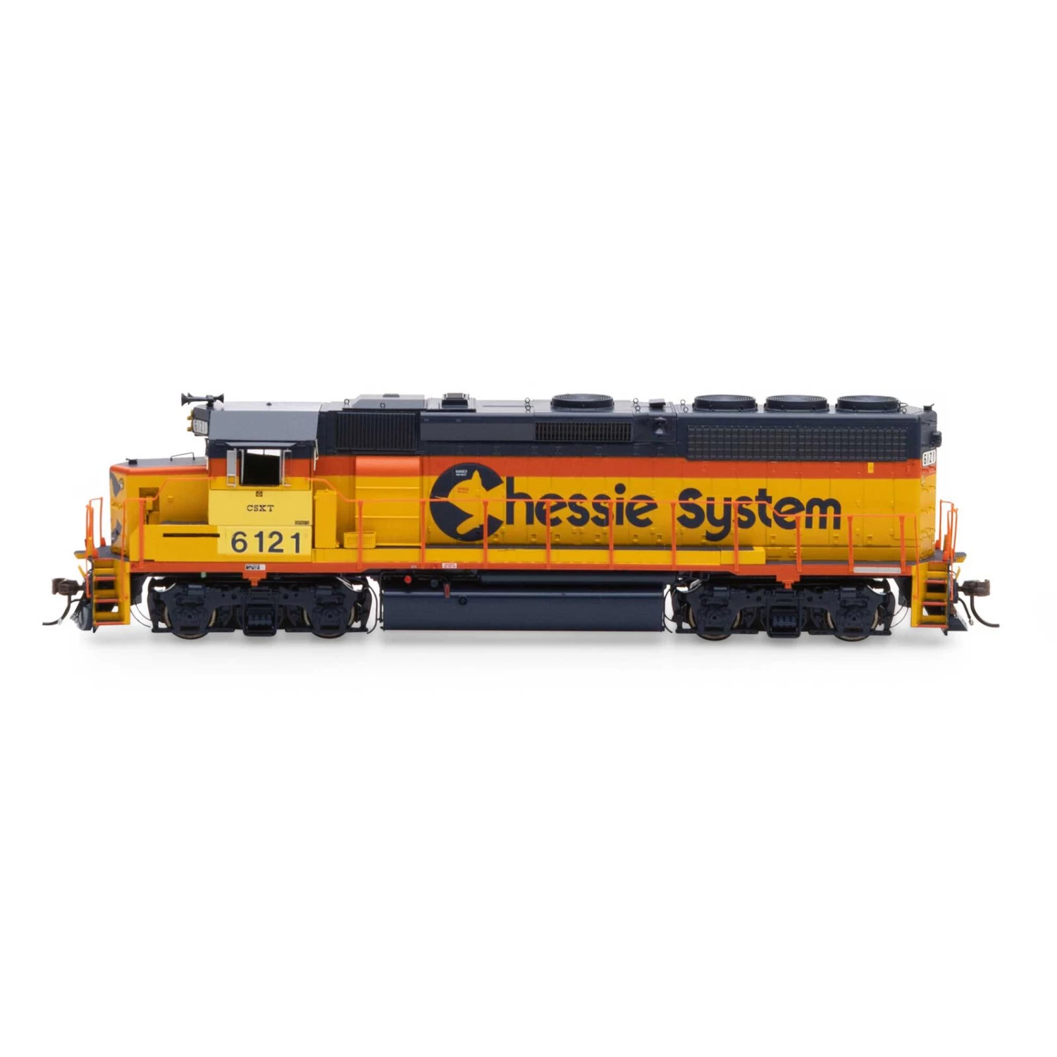 Athearn HO GP40-2 with DCC & Sound, Chessie/CSX #6121 4 Athearn HO GP40-2 with DCC & Sound, Chessie/CSX #6121 - Image 2