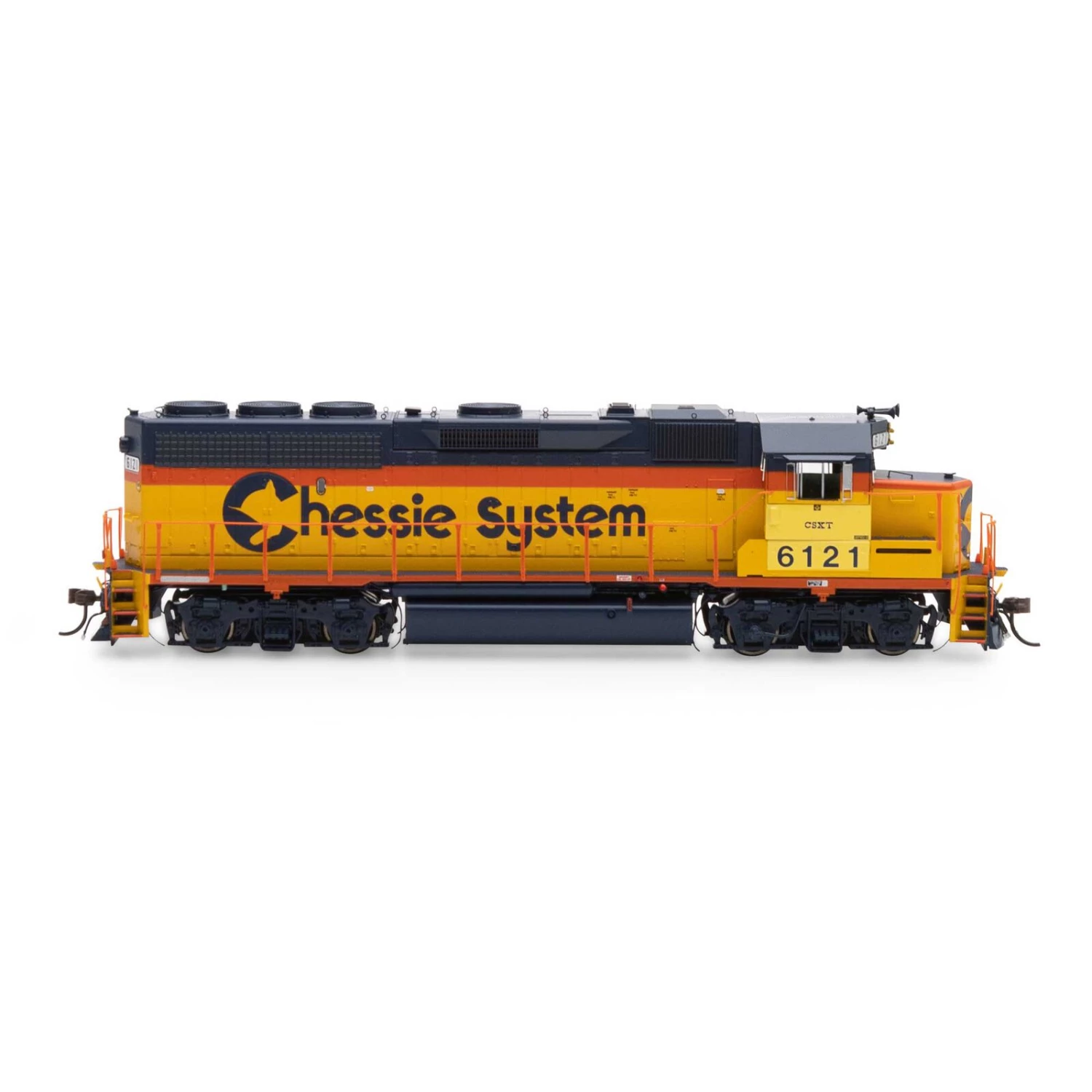 Athearn HO GP40-2 with DCC & Sound, Chessie/CSX #6121 8 Athearn HO GP40-2 with DCC & Sound, Chessie/CSX #6121 - Image 6