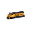Athearn HO GP40-2 with DCC & Sound, Chessie/CSX #6129
