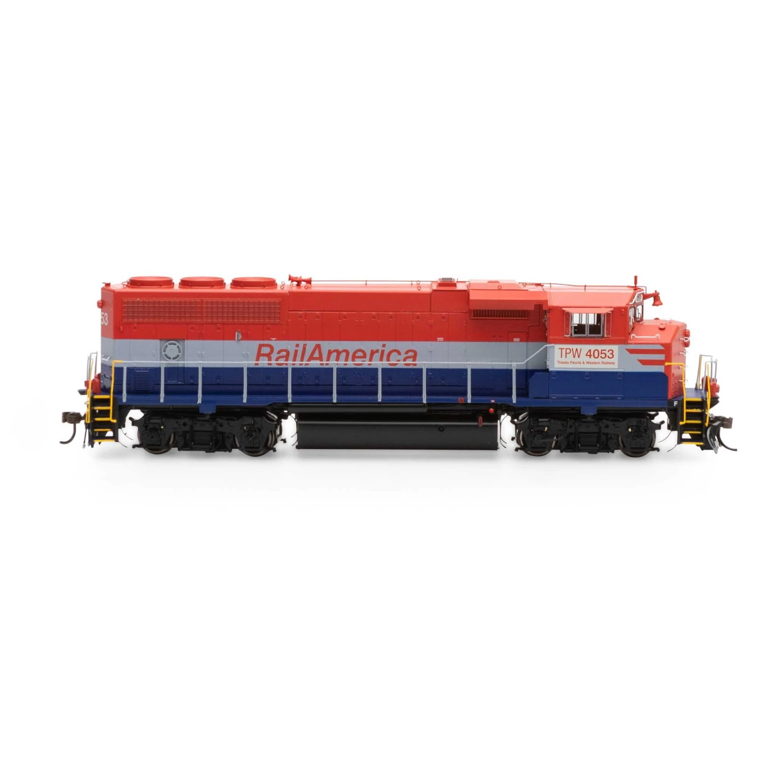 Athearn HO GP40-2L with DCC & Sound, Rail America/TP&W #4053 8 Athearn HO GP40-2L with DCC & Sound, Rail America/TP&W #4053 - Image 6