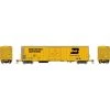 Athearn HO FGE 57' Mechanical Reefer, BNFE/Yellow #9292