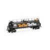 Athearn HO TankTrain Intermediate,GATX/Orange Letter#48665