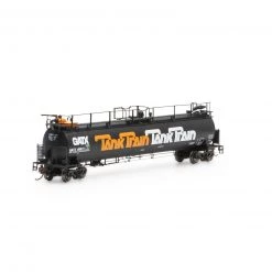 Athearn HO TankTrain Intermediate,GATX/Orange Letter#48671