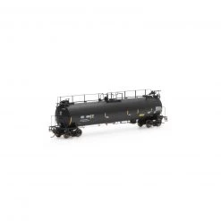 Athearn HO TankTrain Intermediate,GATX/Yellow Stripe#48619
