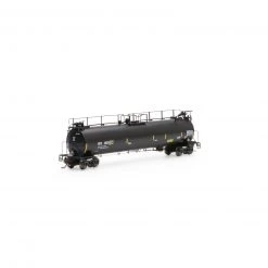 Athearn HO TankTrain Intermediate,GATX/Yellow Stripe#48624