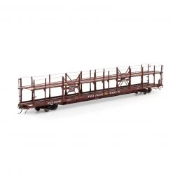 Athearn HO F89-F Bi-Level Auto Rack, CB&Q /BTTX #930176