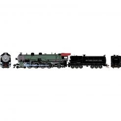 Athearn HO 4-8-2 MT-4 with DCC & Sound, SP/Green Boiler #4350