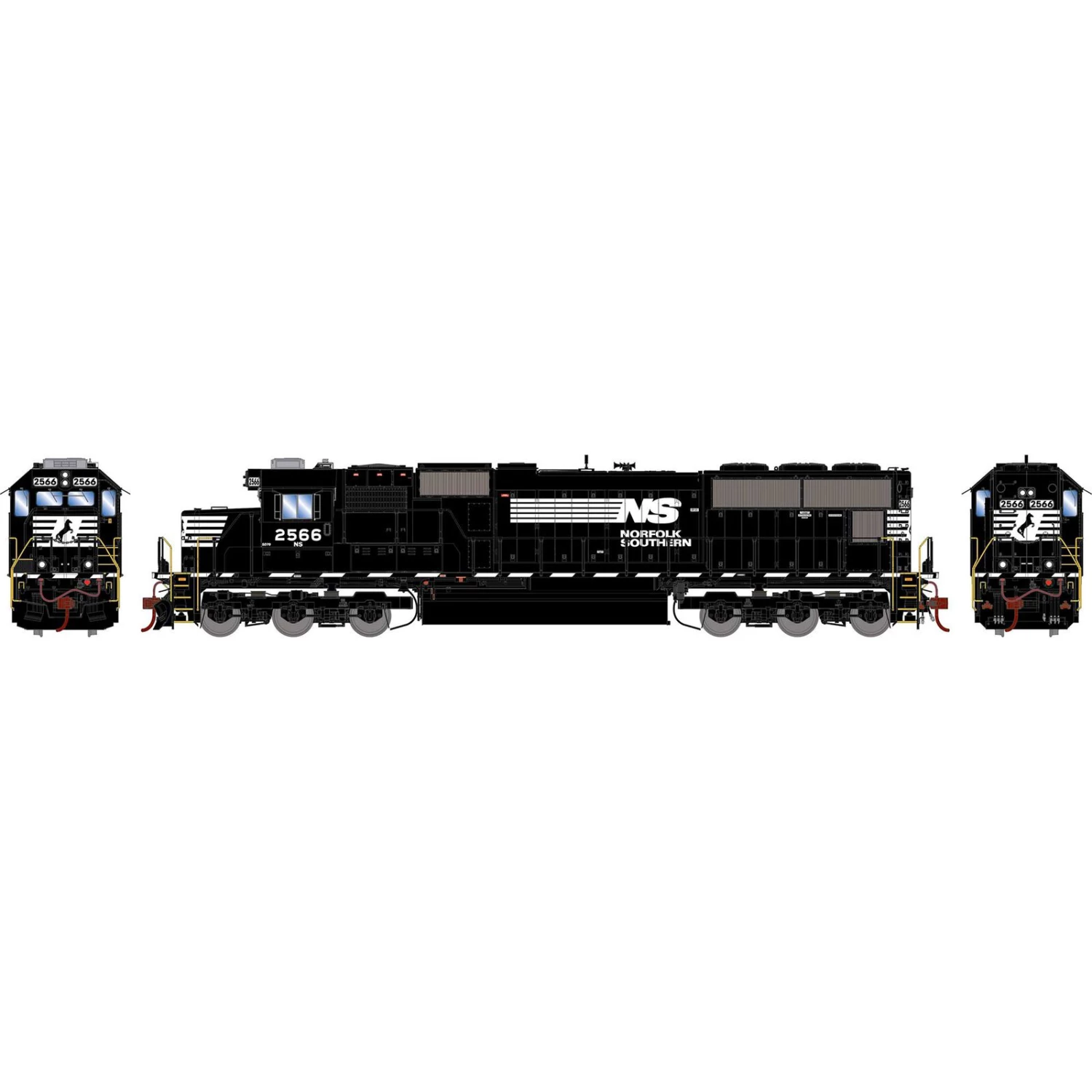 Athearn HO SD70, Norfolk Southern #2566 3 Athearn HO SD70, Norfolk Southern #2566