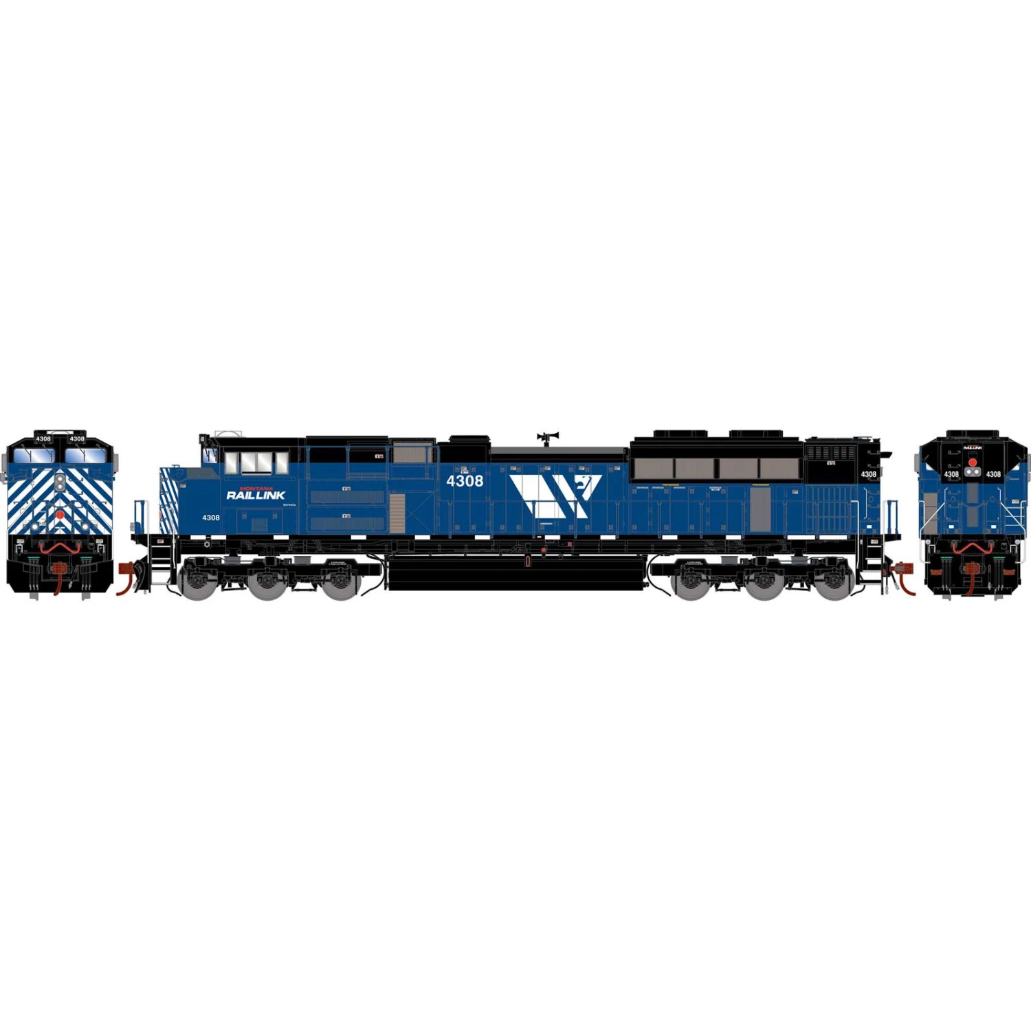 Athearn HO SD70ACe Locomotive with DCC & Sound, MRL #4308 3 Athearn HO SD70ACe Locomotive with DCC & Sound, MRL #4308