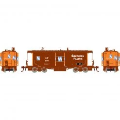 Athearn HO Bay Window Caboose with Lights, SP #4675