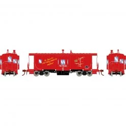 Athearn HO Bay Window Caboose with Lights, WPRR #2
