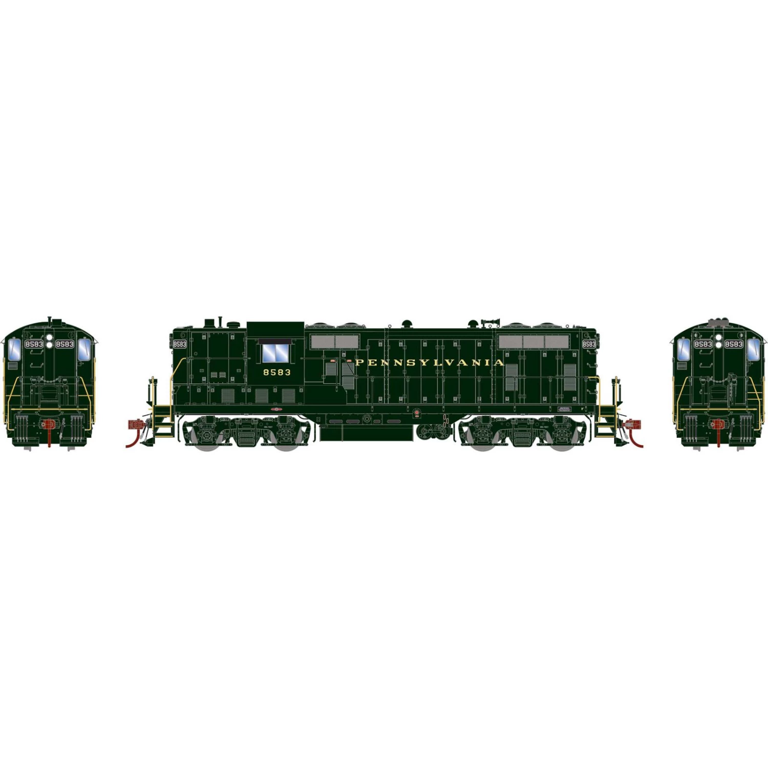 Athearn HO GP7, PRR #8583 3 Athearn HO GP7, PRR #8583