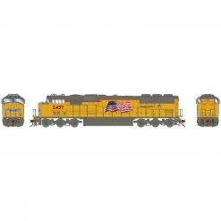Athearn HO SD60M with DCC & Sound, UP/Yellow Sill/Flag #2457