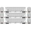 Athearn HO Trinity 3-Bay Hoppers, CAGX # 2 (3) -Athearn Sales Shop ATHG97146 A00 4HIKJIV5